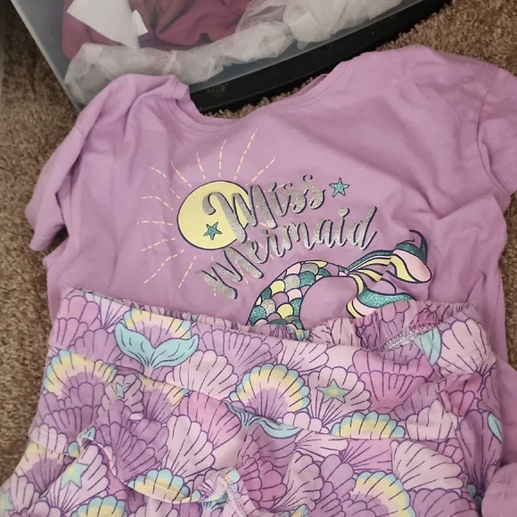 Purple Miss Mermaid Graphic Tee - Picture 2 of 3